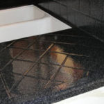 Tiled Kitchen Countertop after refinishing in MultiSpec