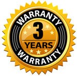 3 Year Warranty!