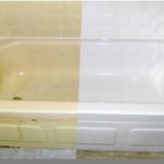 Porcelain over Cast Iron Bathtub