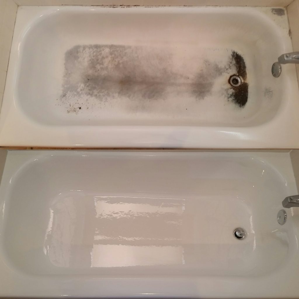 Porcelain-over-Steel bathtub
